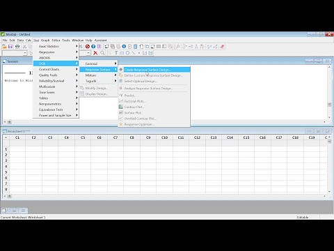 Response Surface Methodology Design using Minitab | Design of Experiments DOE Optimization Explained
