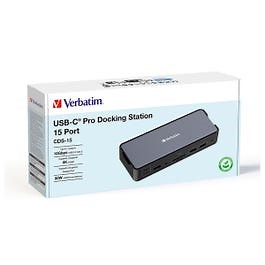 Verbatim USB-C Pro Docking Station 15 Port