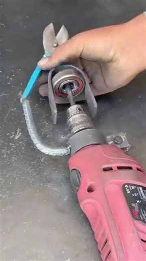 Turn Your Drill Into a Powerful Cutter 🔥 DIY Wire Cutting Tool Hack #diytoolshomemade