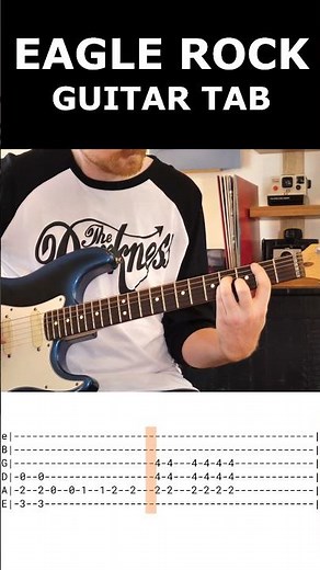 Eagle Rock - Guitar Lesson with TAB - Daddy Cool