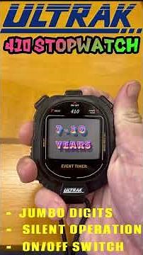 ULTRAK 410: EASIEST STOPWATCH EVER!