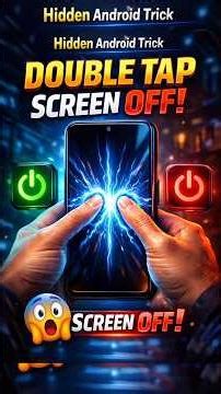 Double tap to turn on/off screen.🤫|| how to turn on screen #shorts