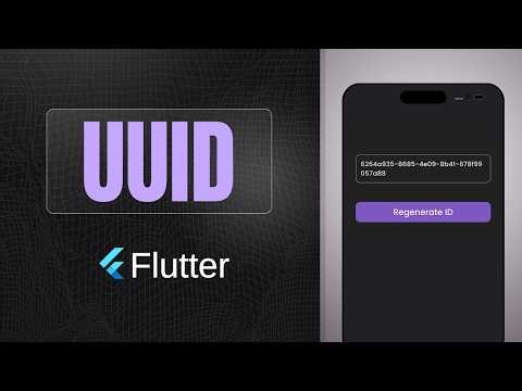 Unique Identifier Generator x Uuid | Flutter