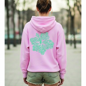 Floral Hibiscus Embroidery Design | Embroidery File Instant Download - Etsy