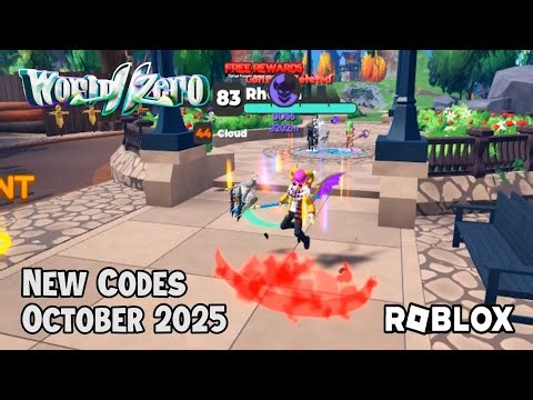 Roblox World Zero New Codes October 2025