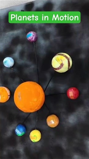 Kids Project | Watch planets move like this! #shorts #viral
