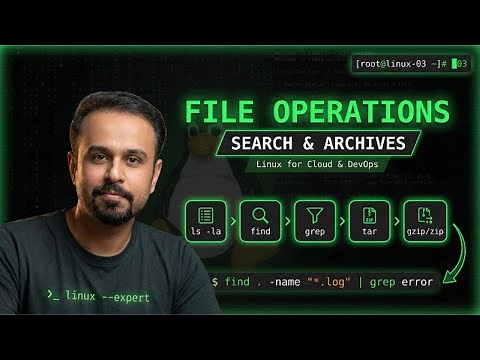 Master Linux File Operations: ls, find, grep, tar Commands | DevOps Essential Skills