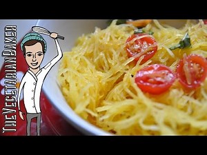How To Cook Spaghetti Squash | Easy Vegan & Gluten-Free Recipe | TheVegetarianBaker