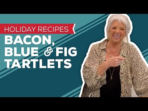 Holiday Cooking & Baking Recipes: Bacon, Blue Cheese & Fig Tartlets Recipe