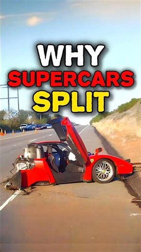 Why Supercars Split in HALF During Crashes 😳 (It Saves You)