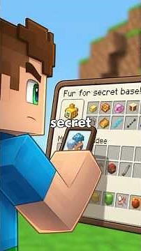 How to Build a SECRET BASE in Minecraft! 🏠✨ (Easy Tutorial)