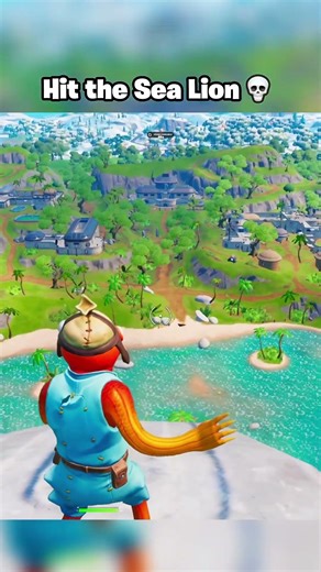 I hit the sea lion 🤯 #fortnite #fortniteclips #fortniteshorts #gaming