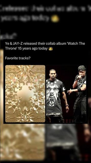 Watch The Throne — Kanye West & JAY-Z's Collab Album Turns 15