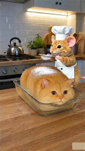 bread cat🐾🍞#cat #kitten #klingai #bubble
