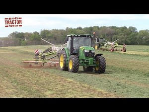 Fleet of 4 John Deere Tractors & Claas Liner Rakes