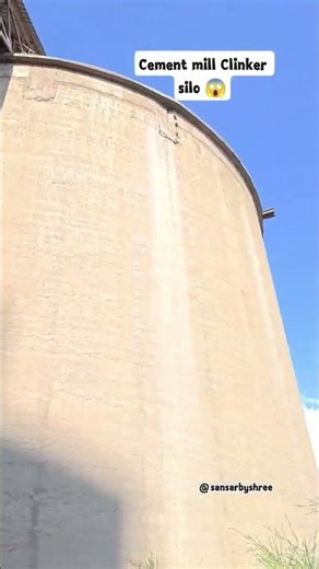 Clinker silo | Cement mill 😯| 700TPD cement factory | sansarbyshree #1v4clutch #shorts #cementplant