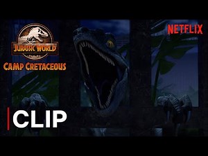 Meeting Blue | JURASSIC WORLD CAMP CRETACEOUS | NETFLIX