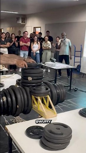 The Strongest Popsicle Bridge Ever Built