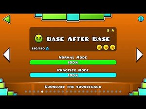 Base After Base 100% All Coins | Geometry Dash