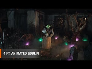 Home Depot Halloween 2022 - 4 ft Animated Goblin [Grave and Bones]