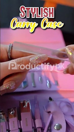 🔥 16-in-1 Stainless Steel Manicure Set | Professional Nail Clipper Kit for Perfect Grooming! 💅✨