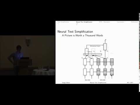 Exploring Neural Text Simplification Models | ACL 2017 | Outstanding Paper