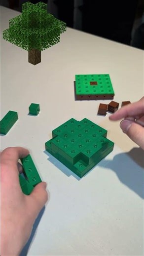 Oak Tree - LEGO Minecraft Blocks Build