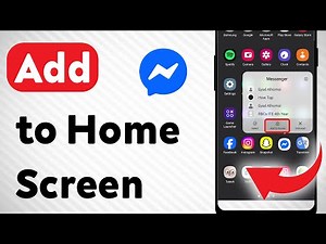 How to Add Messenger to Home Screen on Android (Updated)