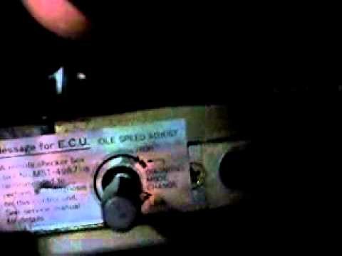 Checking ECU codes on a 3rd gen Maxima (1989-1994) with VG30E engine.