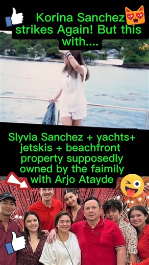 Another day, another Korina Sanchez Feature but this time with Slyvia Sanchez-Atayde yatchs jetskis beachfront owned by the family with Arjo Atayde😳🤩😮 #everyonefollowers #SylviaSanchez | Mommy Jenny and Madam Jaz