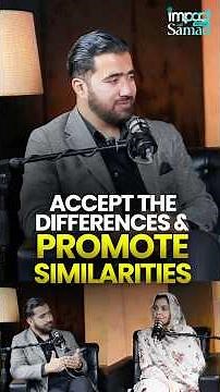 Accept the difference & Promote similarities #shorts #samadabbas