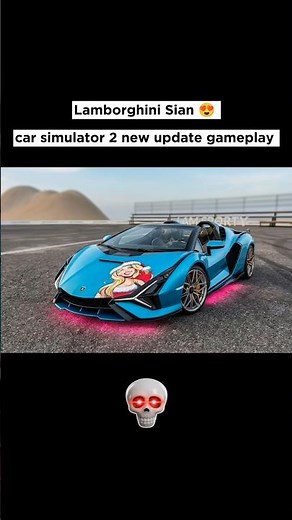 Lamborghini Sian 😍 | car simulator 2 new update gameplay | #carsimulator2 #shorts