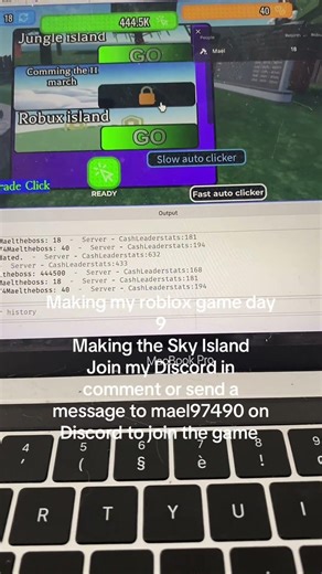 Making my roblox clicker game day 8 ! #roblox #robloxstudio #new #news #game #games #gaming #update