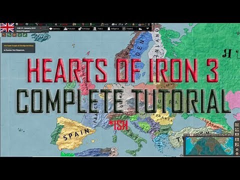 Hearts of Iron 3 - Complete Tutorial (ish)
