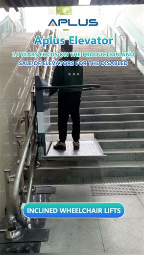 Curved staircase elevator#wheelchairlift #stairslift #curvedstaircase