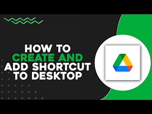 How To Create and Add Google Drive Shortcut To Desktop (Quick Tutorial)