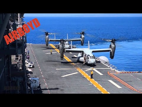 Flight Deck Operations USS Boxer (LHD-4)