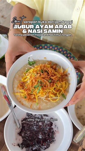 MAMI NOAH on Instagram: "Sarapan Bubur Ayam Arab atau Nasi Samin? Mantep bangett nih~✨ Kedai Ummi Fadlun udah buka dari jam 6 pagi lohh guys😋 Dengan menu special Bubur Ayam Arab dan Nasi Samin. Mereka juga menerima pesanan beragam olahan masakan arab seperti Nasi Samin,Nasi Mandhi,Nasi Briyani. Dan selama Ramadhan Nanti juga menerima pesanan aneka Takjil. 🏠 @byumifadhlun 📍Jl.Ir.H.Juanda. No.33 Sampit Samping TK Islammiyyah. Depan jl.Ketapi 2 ⏰ 06.00 s/d habis ✅HALAL #sampit #kulinersampit #cr