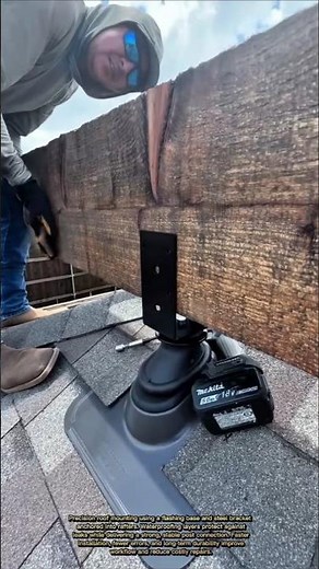 ROOF MOUNT DONE RIGHT! Secure Deck Post Installation That Prevents Leaks