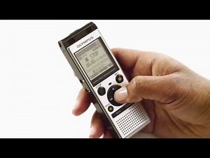 Splitting a File on your Olympus Digital Voice Recorder