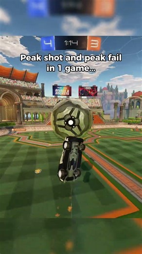 1 Fail and 1 peak #rocketleague #rocketleagueclips #rl