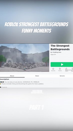 ROBLOX Strongest Battlegrounds Funny Moments Part 1 #MEMES #Juan. #DirectorJuan #Roblox #RobloxEdit #strongestbattlegrounds #Luca