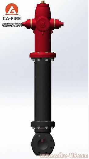 American-Style Fire Hydrant – 3D Demo | OEM & ODM Customization | CA-FIRE