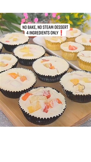 195K views · 3.1K reactions | No bake,no steam dessert 4 ingredients only! #desserts #summertime #easyrecipe | Mommy Cheesy | Facebook