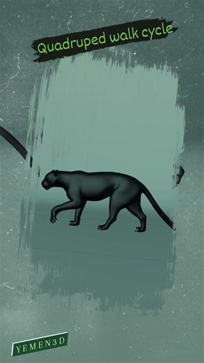 animals walking 3d animation #blender #3danimation