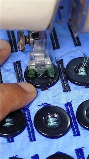 Sewing Button Using Sewing Machine Made for Beginners #beginnertips #fixclothesfast #stitchingguide