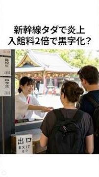 Free Shinkansen rides spark controversy, but doubling admission fees leads to profitability? The ...