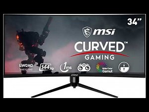 Review: MSI Optix MAG342CQR | 34” 144Hz UltraWide Gaming Monitor | 1500R Curve, 1ms!