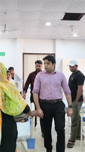 Dr.Nazrul Hasan during his routine IPD rounds,ensuring every patient gets the personalized attention