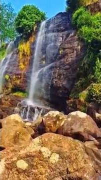 Jodu Ella Falls is Absolutely Stunning #waterfall #nature #srilanka